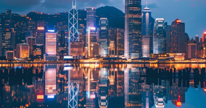 香港城市夜景
